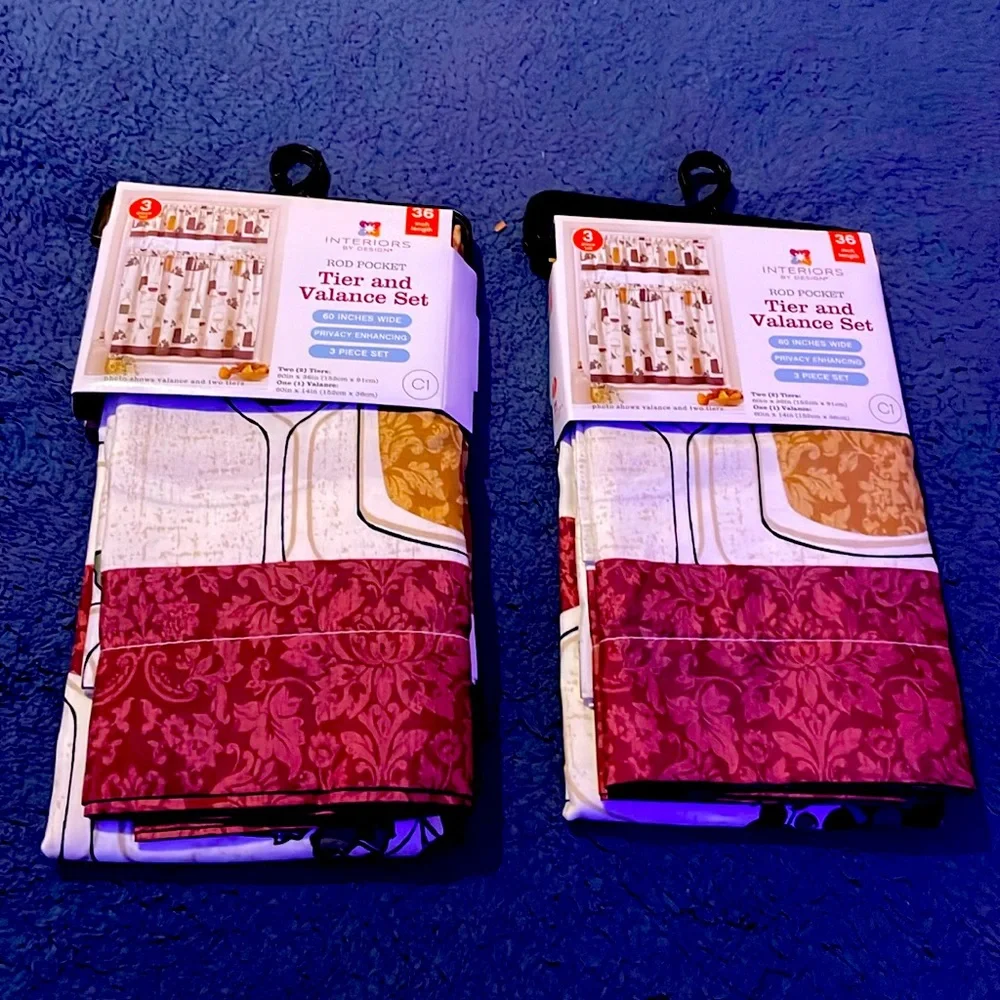 Tier and valance set